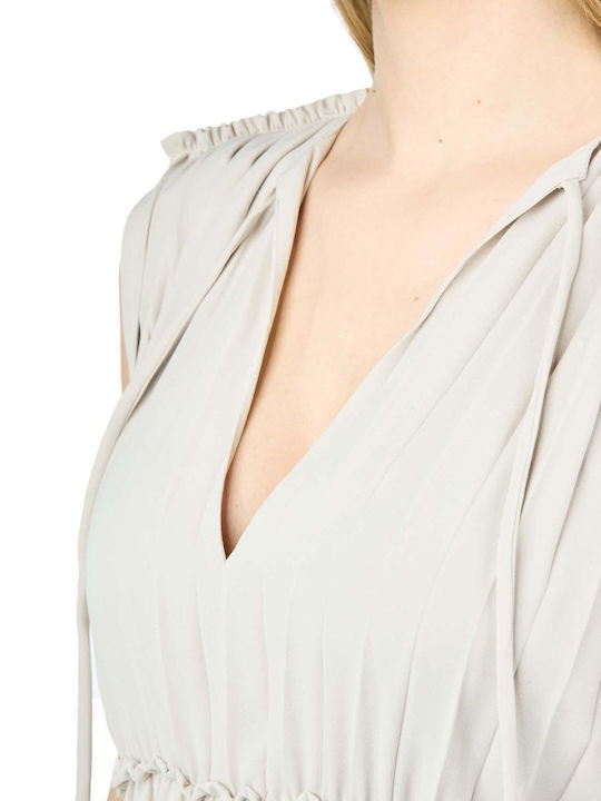Sommer Midi Damenkleid Grün