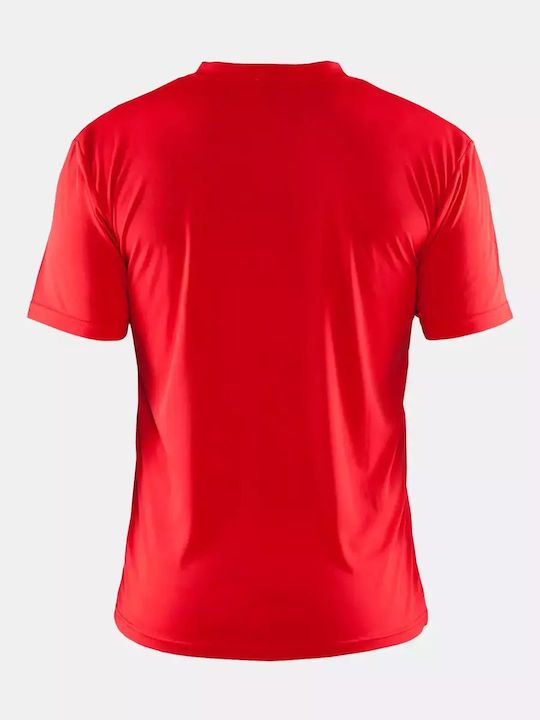 Craft Men's Athletic T-shirt Short Sleeve Red