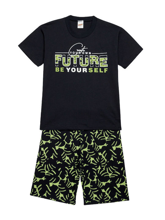 Minerva Kinder Schlafanzug Sommerlich Blue FUTURE