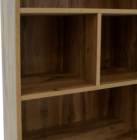 Bookcase Lucinda Sonoma 120x29.8x180.5cm