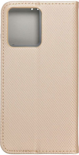 Smart Book Πλαστικό Χρυσό (Motorola Edge 40)