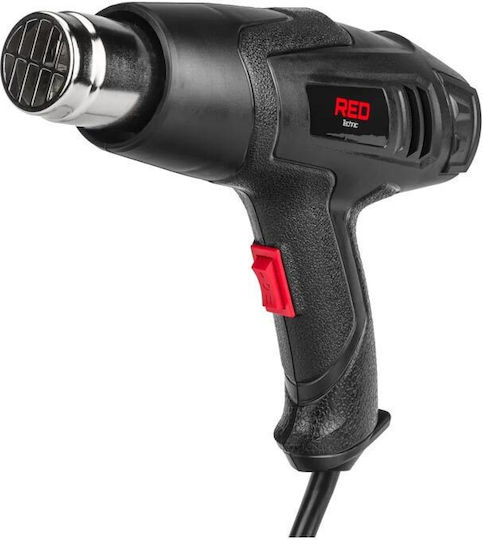 Red Technic RTOP0042 Пистолет за горещ въздух 2000W с регулиране на температурата до 600°C