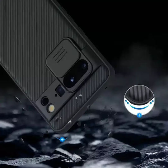 Nillkin Camshield Pro Umschlag Rückseite Silikon / Kunststoff 0.2mm Schwarz (Google Pixel 8 Pro)
