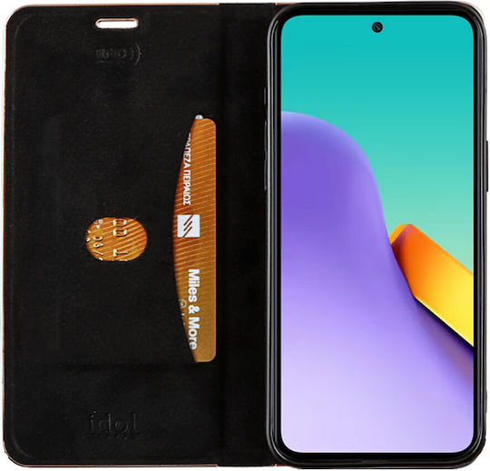 Idol 1991 Book Δερματίνης Μαύρο (Redmi 12 4G / Redmi 12 5G)