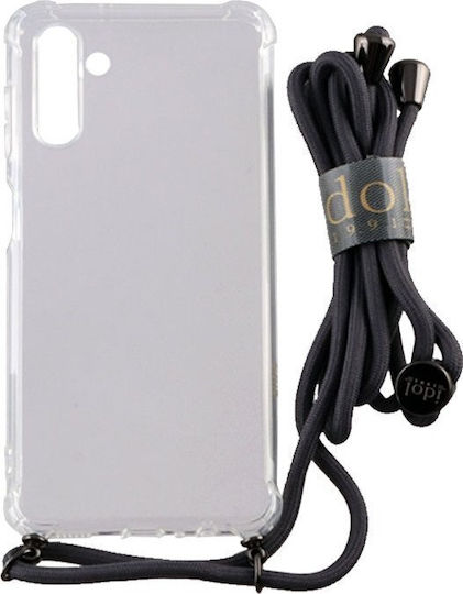 Idol 1991 Antishock Air Umschlag Rückseite Silikon mit Band Transparent (Redmi Note 12 5G)