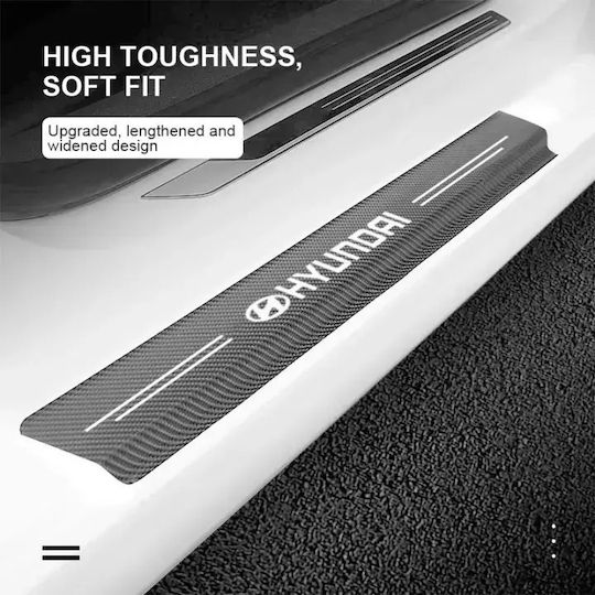 Car Interior Decorative Door Sills 4pcs