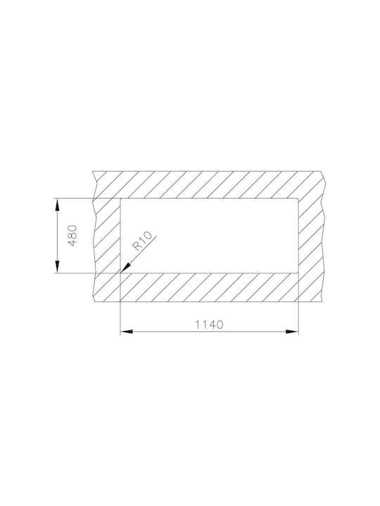 Teka Universe 80 T-XP 2B 1D Ένθετος Νεροχύτης Inox Σατινέ Μ79xΠ50cm Ασημί