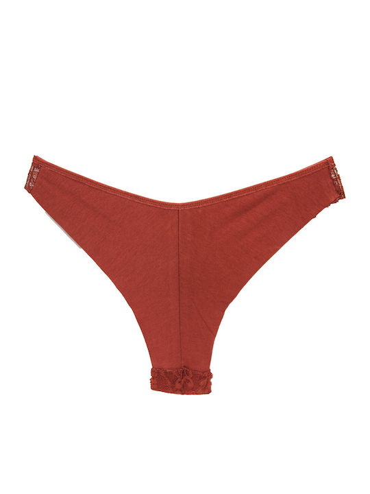 Femeie Brazilia cu Dantelă Brown