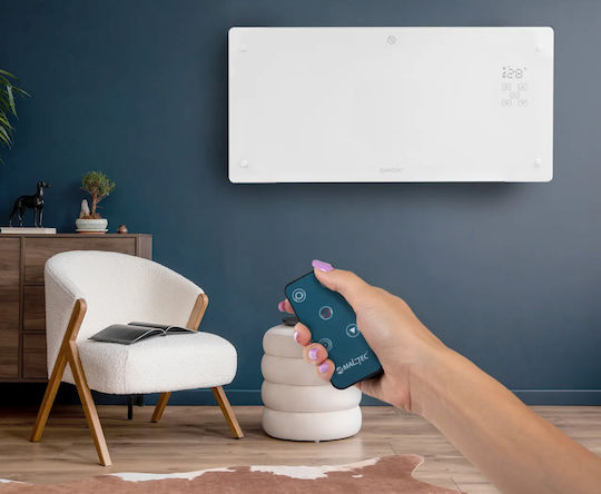 MalTec Convector Electric Pardoseală 1000W Mică cu Termostat Electronic și WiFi 80.4x43cm Alb