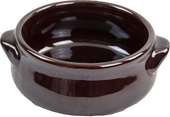 Venus Individual Giouvetsi Dish Ceramic Round Individual Heat-Resistant Cookware 15x15cm