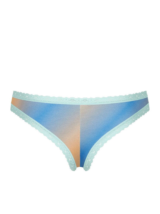 24/7 Weekend H Βαμβακερά Femei Brazilia 3Pack cu Dantelă Somone/veraman/ombre
