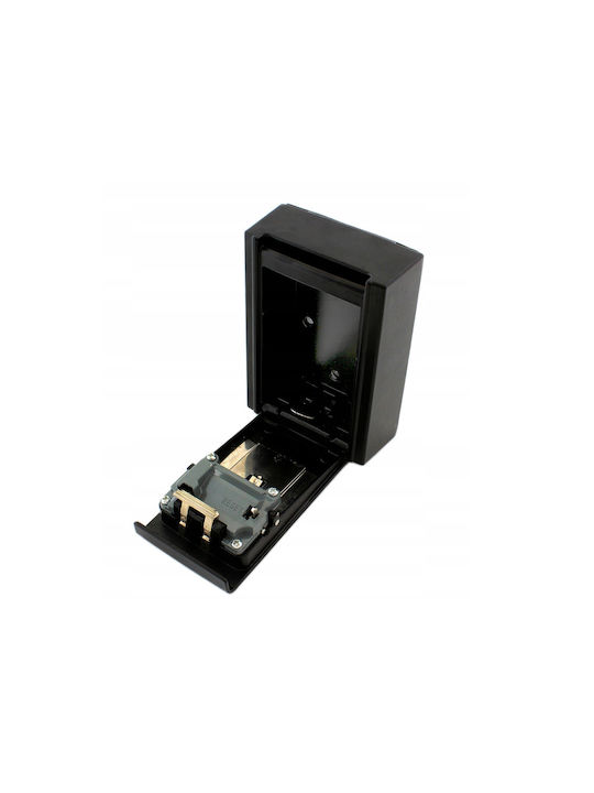 Suport De Chei Cu Combinație Metalic Cu Roată Cu Combinație 8.7x4x12cm Montare Pe Perete