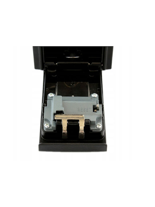 Suport De Chei Cu Combinație Metalic Cu Roată Cu Combinație 8.7x4x12cm Montare Pe Perete
