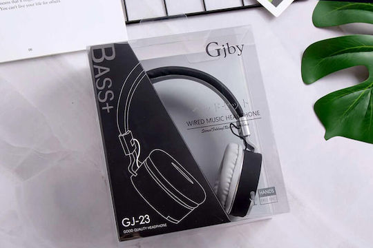 Gjby GJ-23 Ασύρματα / Ενσύρματα On Ear Ακουστικά Μαύρα