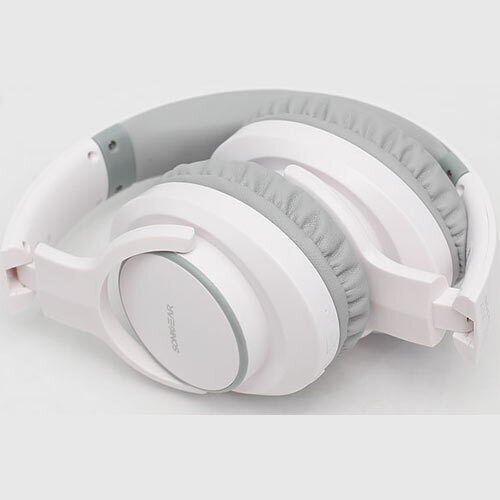 Sonic Gear ANC 3000 Bluetooth Wireless Over Ear Headphones with 15 hours of Operation Gray / White
