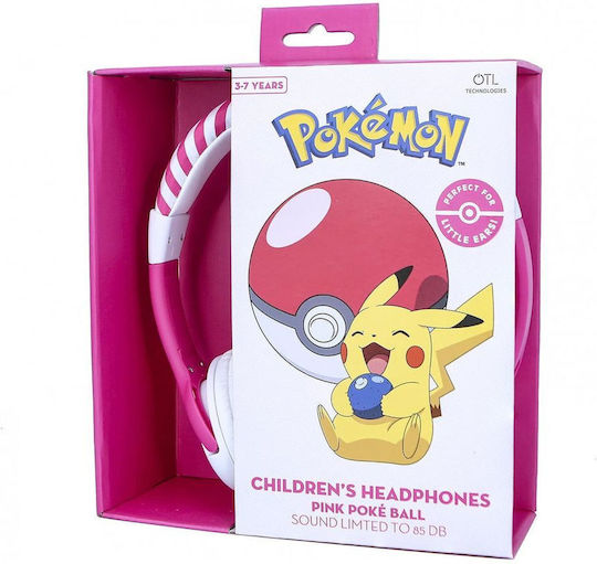 OTL Pokemon Pokeball Kabelgebunden Kinder Am Ohr Kopfhörer Rosa