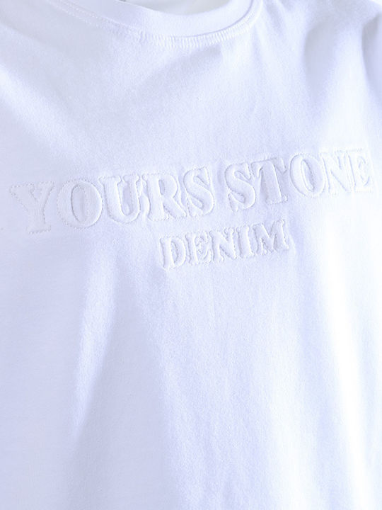 Yours Παιδικό T-shirt WHITE