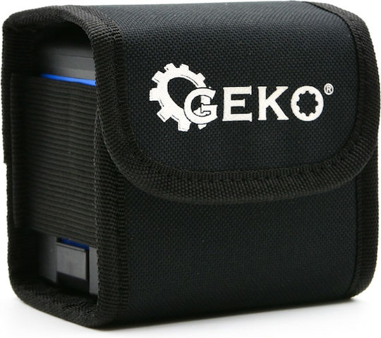 Geko Γραμμικό Αλφάδι Laser Πράσινης Δέσμης 1.5V με Εύρος Εργασίας 10m