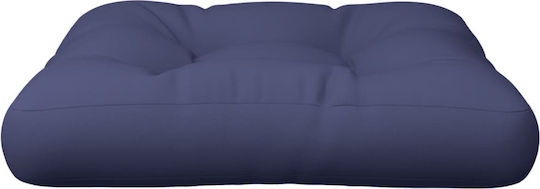 vidaXL Waterproof Bench Cushion for Palette Nautical Blue 60x60cm