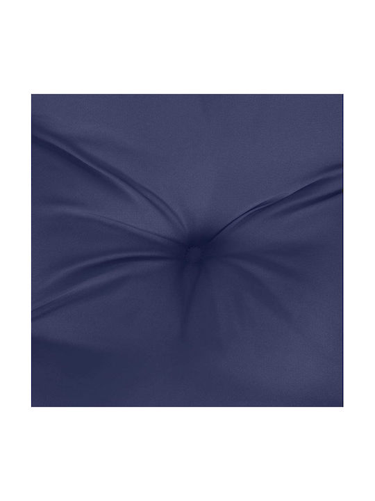 vidaXL Waterproof Bench Cushion Palette Navy Blue 50x50cm
