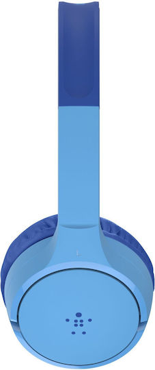 Belkin Soundform Mini Wireless / Wired On Ear Headphones with 30 hours of Operation Light Blue