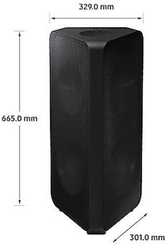 Samsung MX-ST50B Boxă Bluetooth 240W cu Durată de Baterie până la 18 ore Negru