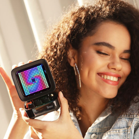 Divoom Ditoo Pro Ηχείο Bluetooth 15W με Ραδιόφωνο και Διάρκεια Μπαταρίας έως 8 ώρες Μαύρο