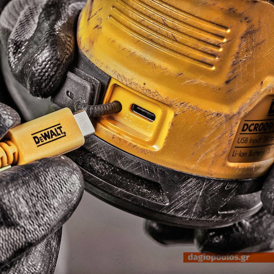 Dewalt Waterproof Bluetooth Speaker 5W with Battery Life up to 16 hours Yellow DCR009