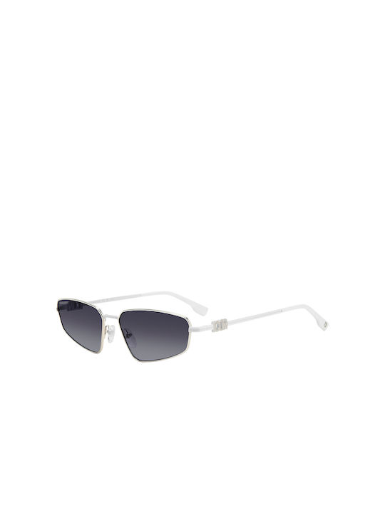 Dsquared2 Women's Sunglasses with Silver Metal Frame and Gray Gradient Lens