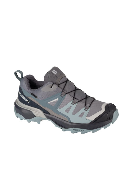 Salomon X Ultra 360 Γυναικεία Ορειβατικά Παπούτσια Αδιάβροχα με Μεμβράνη Gore-Tex Γκρι