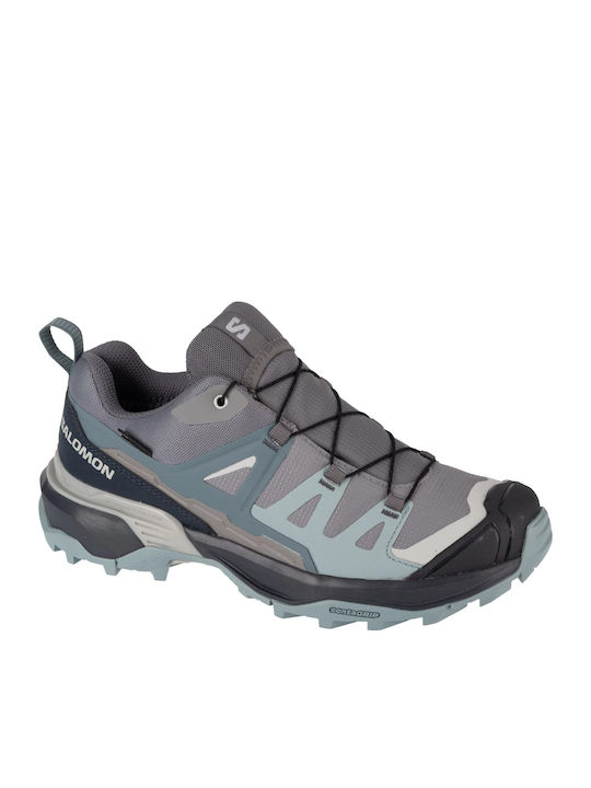 Salomon X Ultra 360 Women's Hiking Shoes Waterproof with Gore-Tex Membrane Gray