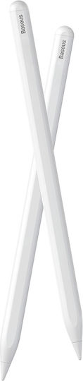 Baseus Smooth Writing 2 Series Dual Charging Digitală Stilou Tactil cu Palm Rejection de culoare Alb SXBC080102