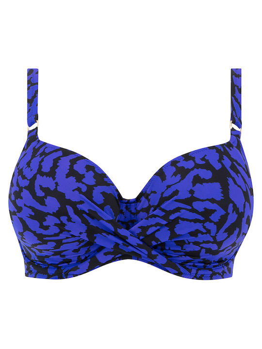 Bikini Σουτιέν Animal Print Μπλε