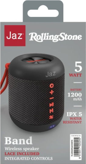 SBS Jaz Rolling Stone Bluetooth Speaker 5W with Battery Life up to 6 hours Black