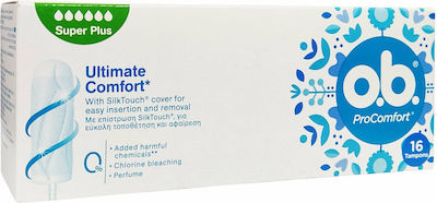 O.B. Procomfort Super Plus Tampons for Heavy Flow 16pcs