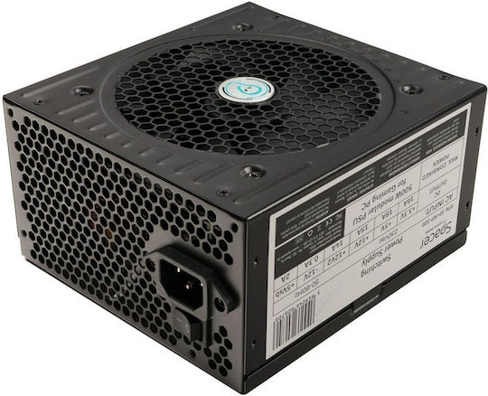 Spacer SP-MP-500 500W Μαύρο Τροφοδοτικό Υπολογιστή Full Modular 80 Plus Standard