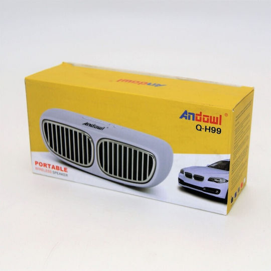 Andowl Q-H99 Boxă Bluetooth 6W cu Durată de Baterie până la 6 ore Alb