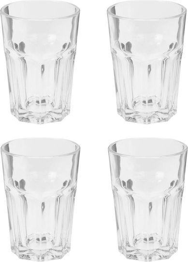 Excellent Houseware Set Gläser Wasser aus Glas 360ml 4Stück