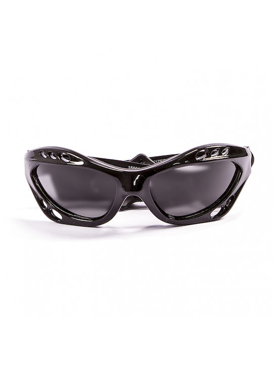 Ocean Sunglasses Cumbuco Sonnenbrillen mit Shiny Μαύρο Rahmen und Gray Polarisiert Linse 0307-15000-1