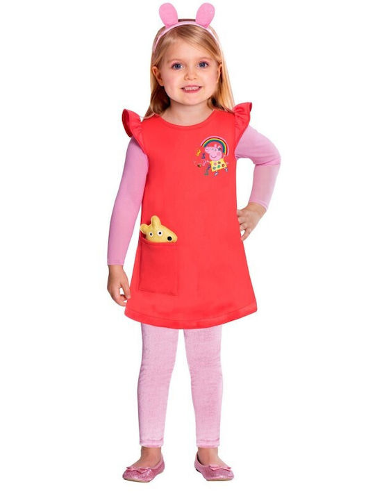 Αποκριάτικη Παιδική Στολή Peppa Pig Πέππα Γουρουνάκι