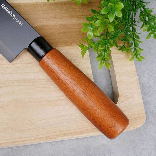 Nava Nature Μαχαίρι Chef από Ανοξείδωτο Ατσάλι 31cm