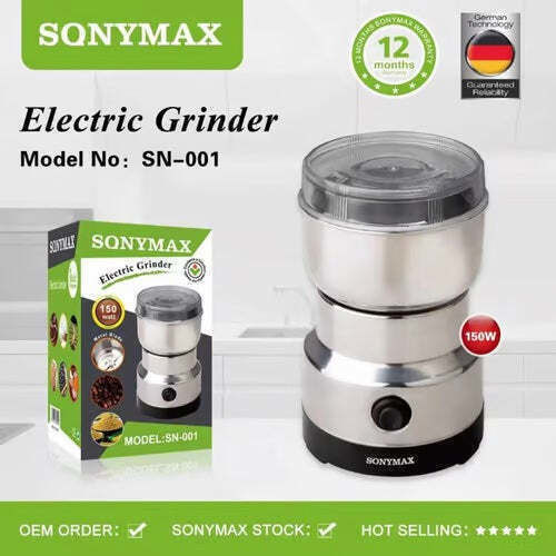 Râșniță electrică pentru cafea 150W cu capacitate de boabe 50gr Maro