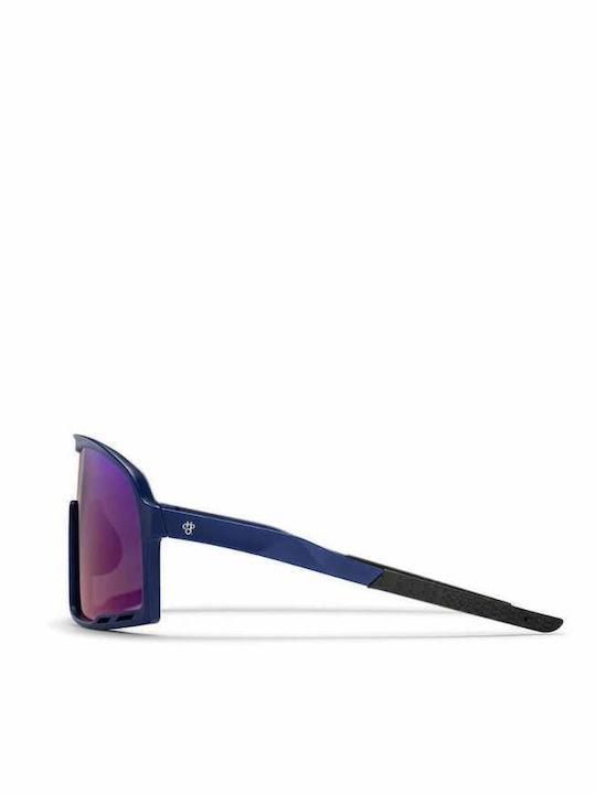 Chpo Henrik Unisex Ochelari de soare cu Albastru marin Cadru și Albastru Lentilă 16132PG