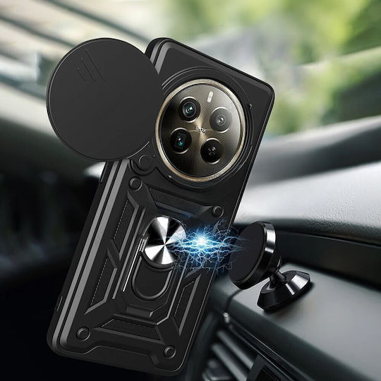 Back Cover Metalic Negru (Realme 12 Pro - Traducere: Realme 12 Pro)