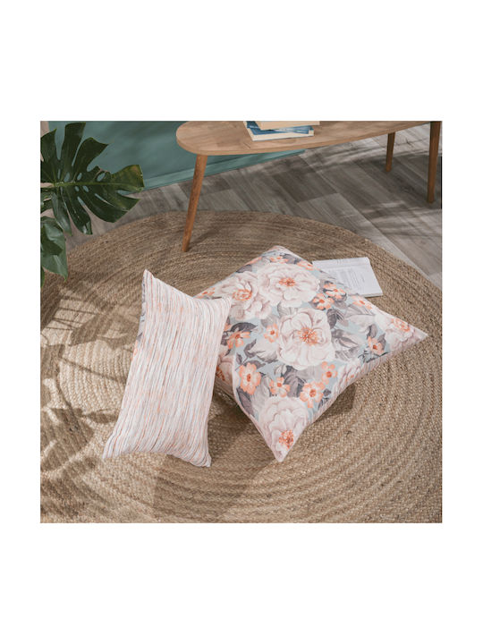 Teoran Decorative Pillow Case Elda From 100% Cotton Novelda 30x50cm