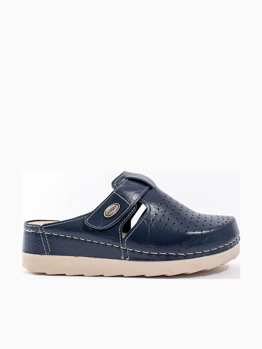 Vesna Damen Anatomisch Clogs Blau
