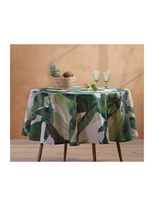 Nef-Nef Homeware Tischtuch Tropicana Green 180x180cm