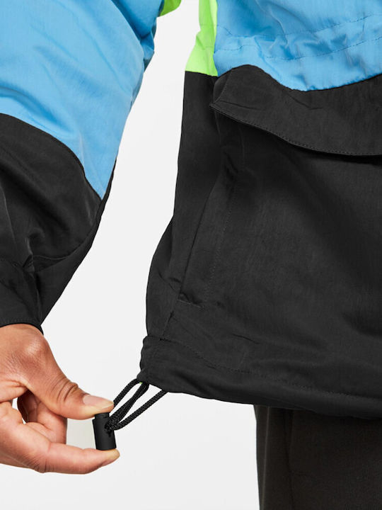 Lebron Premium Мъжко Зимно яке Lime / Black / Dutch Blue