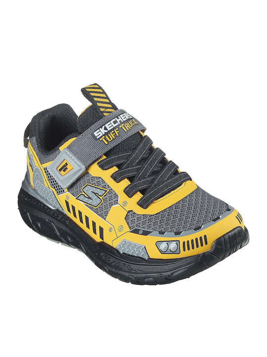 Skech Kids Sneakers with Scratch Gray