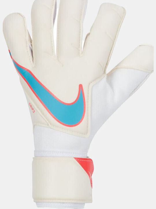Nike Grip 3 Adults Goalkeeper Gloves White